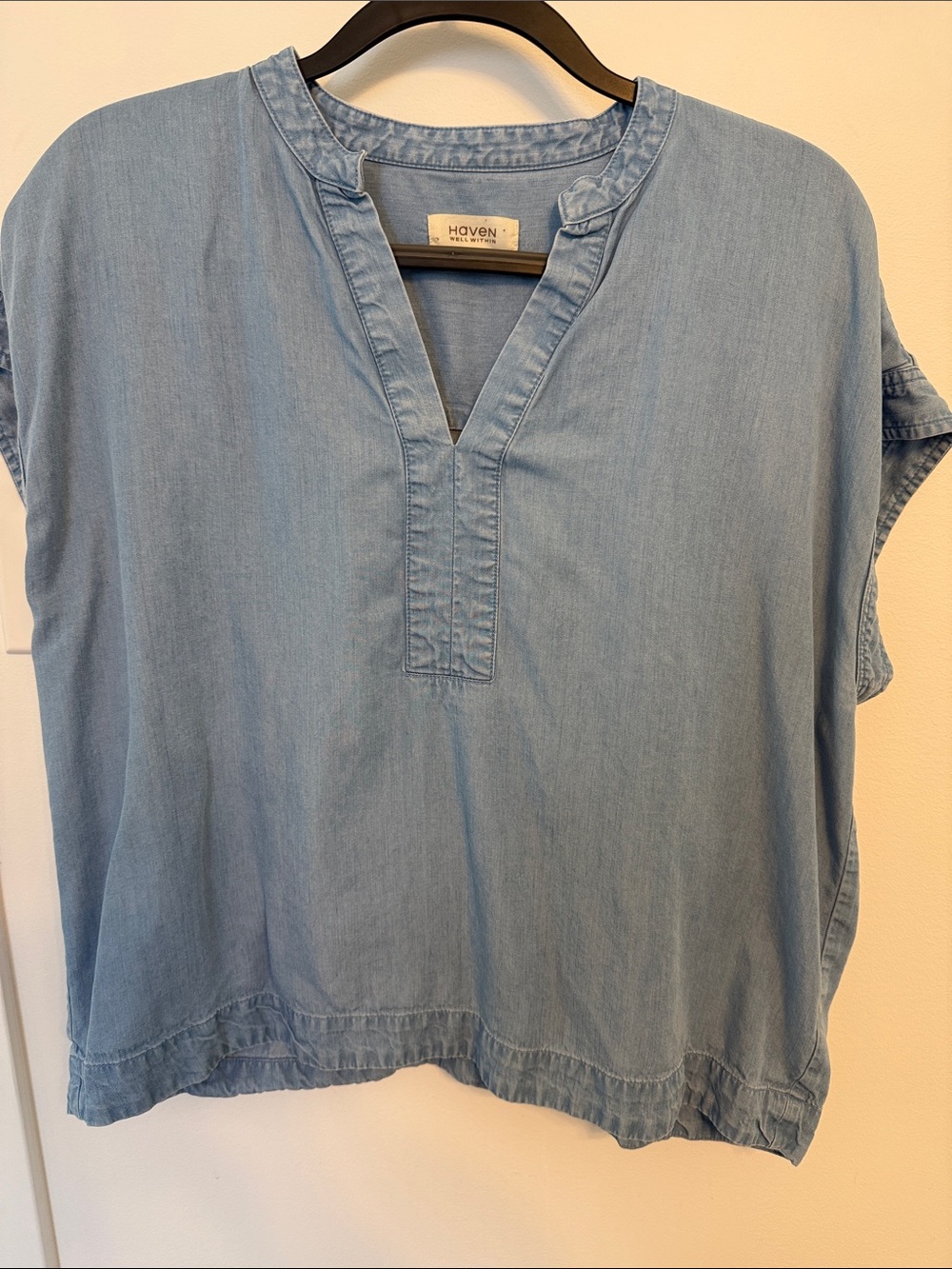 Haven Well Within Chambray Top